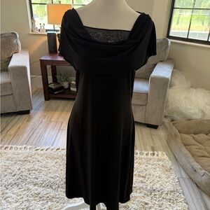 Elegant Black Dress with Beaded Detail